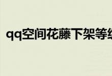 qq空间花藤下架等级还有吗（qq空间花藤）