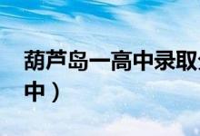 葫芦岛一高中录取分数线2023（葫芦岛一高中）