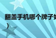翻盖手机哪个牌子好用（翻盖手机哪个牌子好）