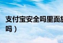 支付宝安全吗里面放钱安不安全（支付宝安全吗）