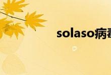 solaso病毒（sola病毒）