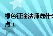 绿色征途法师选什么系（绿色征途法师技能加点）