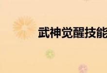 武神觉醒技能（武神觉醒任务）