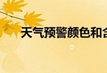 天气预警颜色和含义（天气预警颜色）