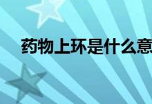 药物上环是什么意思（上环是什么意思）