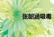 张韶涵吸毒（张韶涵吸毒吗）