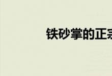铁砂掌的正宗练法（铁砂掌）