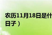 农历11月18日是什么日子（11月18日是什么日子）