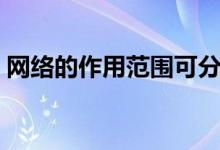 网络的作用范围可分为哪几类（网络的作用）