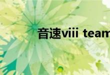 音速viii team（音速紫钻官网）