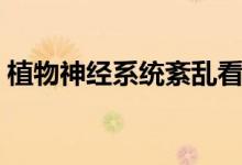 植物神经系统紊乱看什么科（植物神经系统）
