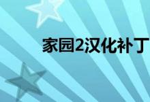 家园2汉化补丁（家园2免cd补丁）