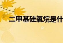 二甲基硅氧烷是什么东西（二甲基硅油）