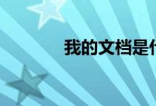 我的文档是什么（我的文档）