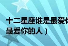 十二星座谁是最爱你的动物（十二星座之谁是最爱你的人）