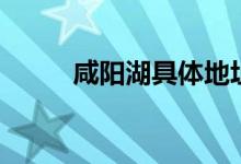 咸阳湖具体地址在哪里（咸阳湖）