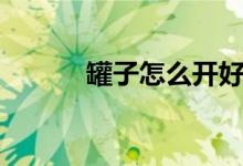 罐子怎么开好开（罐子怎么开）