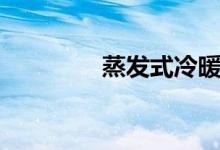 蒸发式冷暖风扇（暖风扇）