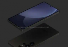 Galaxy S25 Ultra 模型中展示了 One UI 7 控制中心